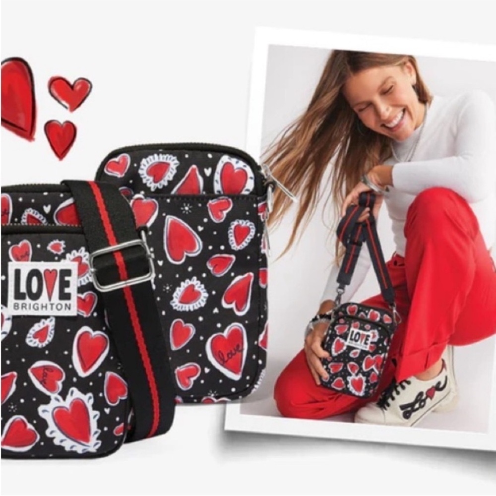BRIGHTON "Hearts a Flutter" Utility Bag